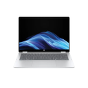 HP OmniBook 5 Flip 14-fp0013dx, Intel Core 5-120U, 8GB DDR5 5200MHz, 512GB SSD, INTEL GRAPHICS, TOUCH SCREEN, MULTI TOUCH, 14 INCH, BACKLIT KEY, WIN 11, GLACIER SILVER LAPTOP